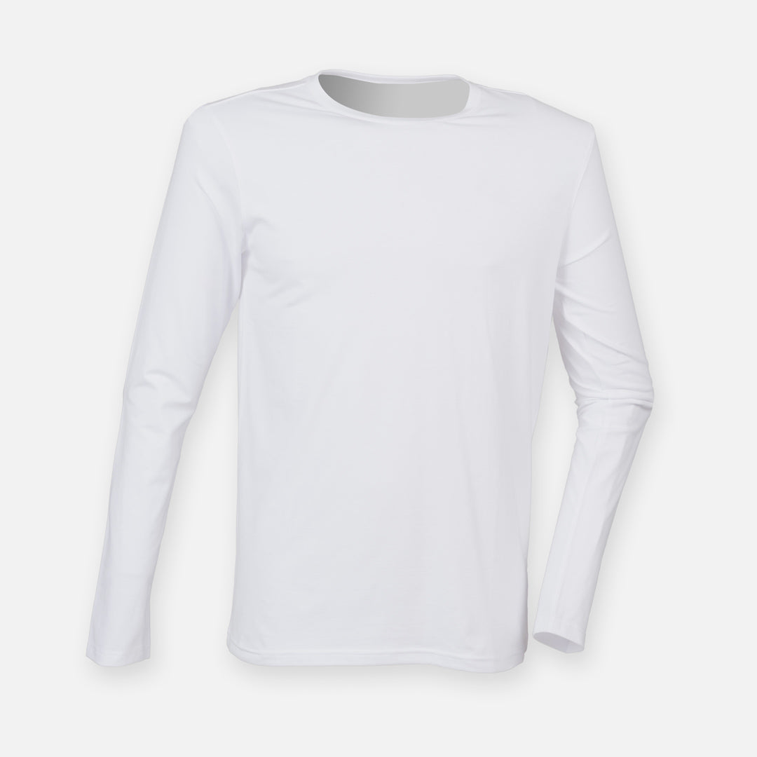 Wick High Long Sleeved T shirt In Stitches Wick Laundry