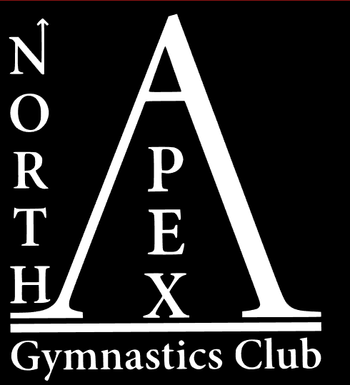 North Apex Gymnastics (Unisex Logo) Black Cotton T-Shirt