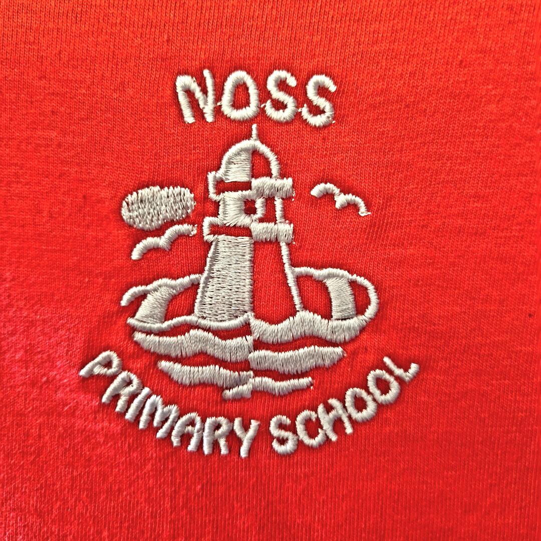 Noss Primary Red/White Polo T-Shirt