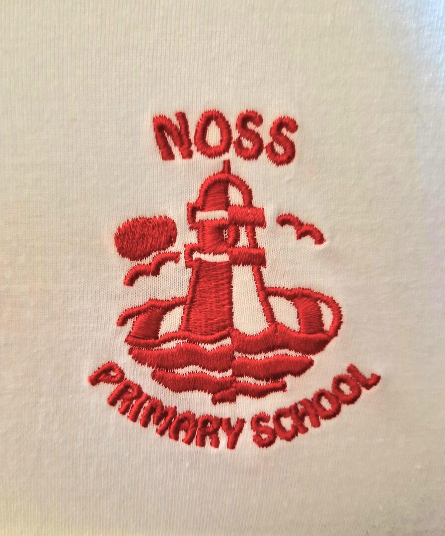 Noss Primary Red/White Polo T-Shirt