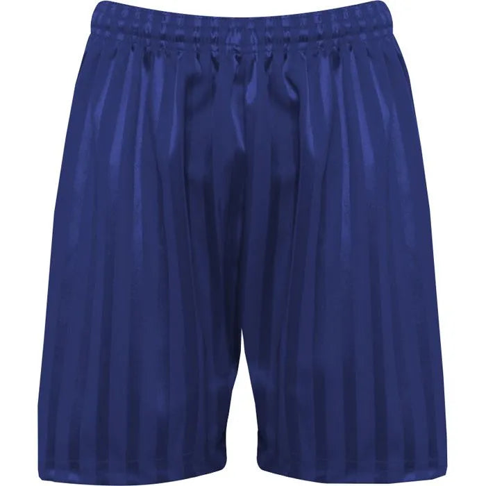 East End Football Club Training Stripe Shorts Blue