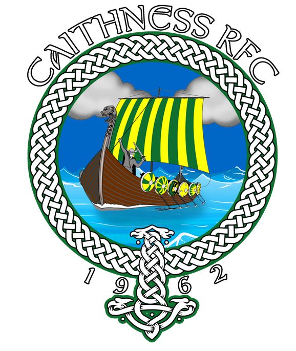 Caithness Rugby Club (Crest Logo) Cotton T-Shirt Kids