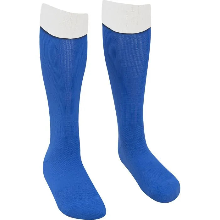 East End Football Club Training Socks Blue/White