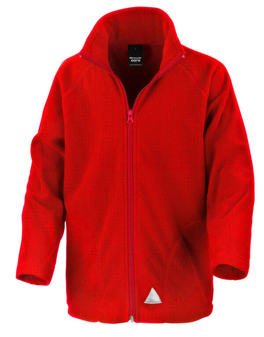 Castletown Primary Red Full Zip Fleece