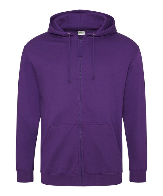 Newton Park Purple Zipped Hooded Sweatshirt