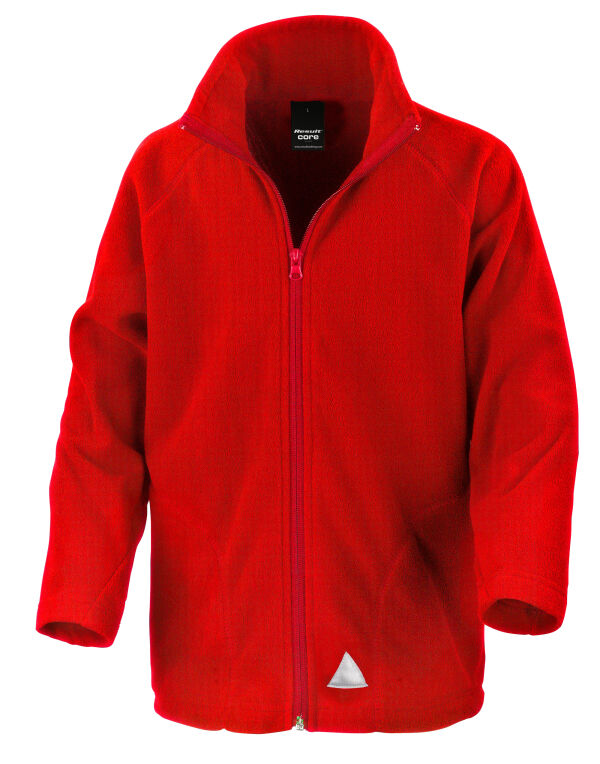 Noss Primary Red Full zip Fleece