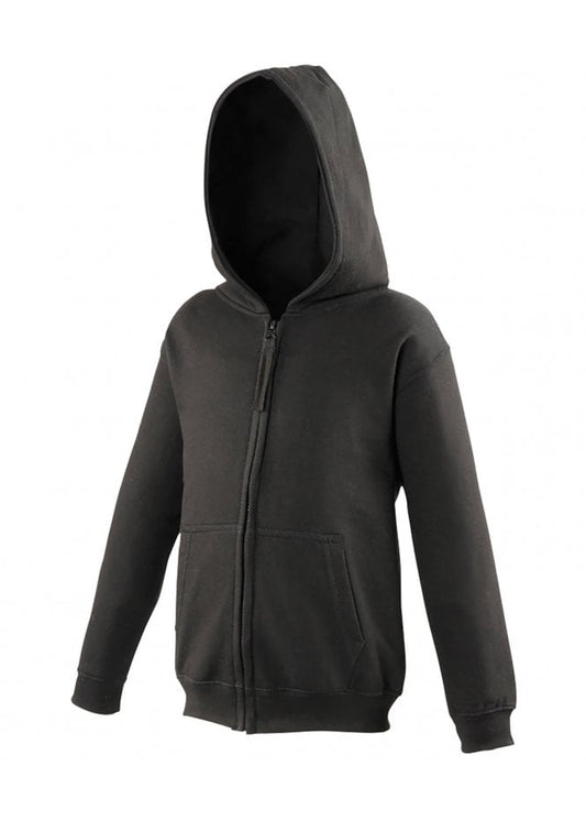 PPP Black Zipped Hooded Sweatshirt