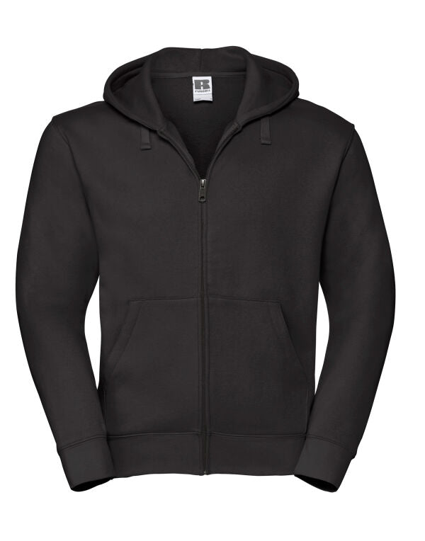 Thurso High Black Zipped Hooded Sweatshirt