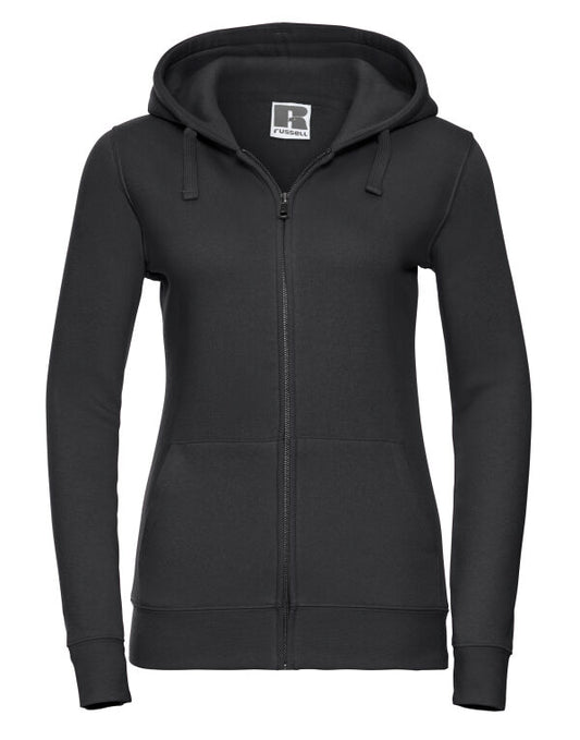 Thurso High Black Zipped Hooded Sweatshirt